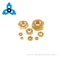 Brass Machine Screws And Hexagon Nuts